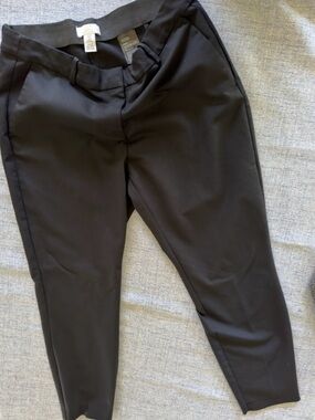 H&M Black Tailored Trousers